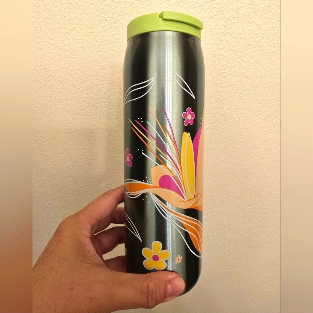 NWT Starbucks 2025 LATAM Release Floral Stainless Steel Tumbler - Picture 3 of 11